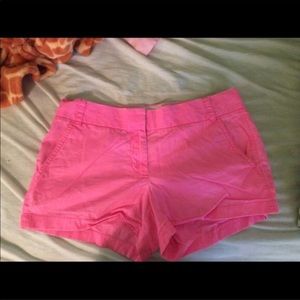 Jcrew neon chino shorts size 4